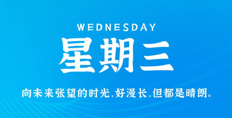 3月29日，星期三，在这里每天60秒读懂世界！