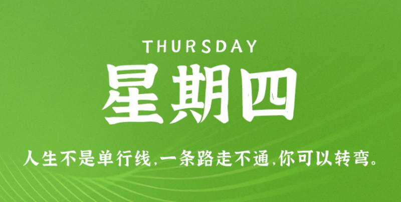 4月6日，星期四，在这里每天60秒读懂世界！