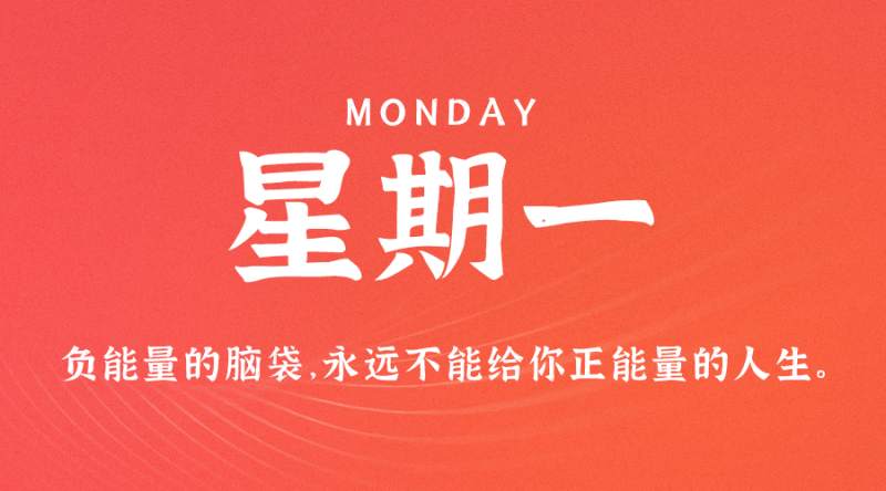 6月19日，星期一，在这里每天60秒读懂世界！