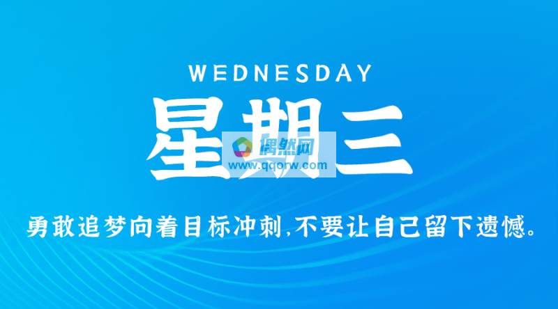 1月24日，星期三，在这里每天60秒读懂世界！