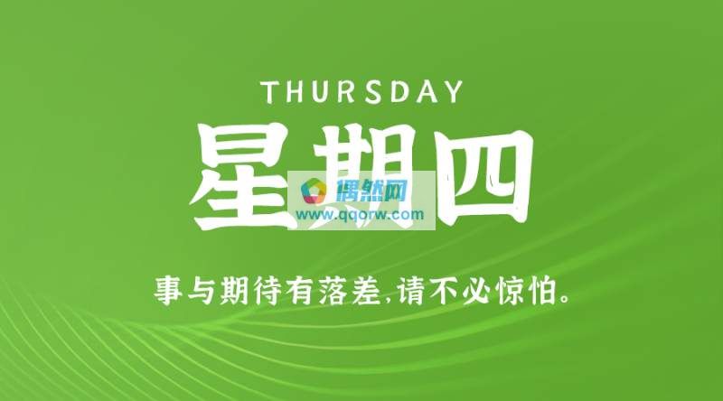 1月25日，星期四，在这里每天60秒读懂世界！