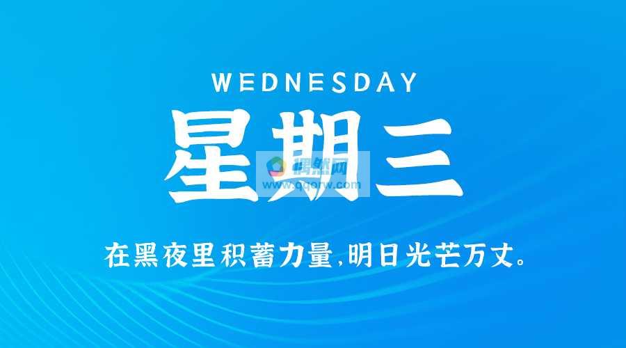 9月25日，星期三，在这里每天60秒读懂世界！